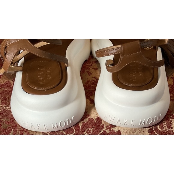 A.W.A.K.E MODE ~Asymmetric Delta Tassel Sandal (NWT) - Picture 4 of 16